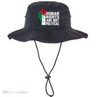 Human Rights Are Not Political Support Palestine And Gaza Bucket Hat thumb 0