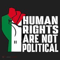 Human Rights Are Not Political Support Palestine And Gaza Beanie thumb 2