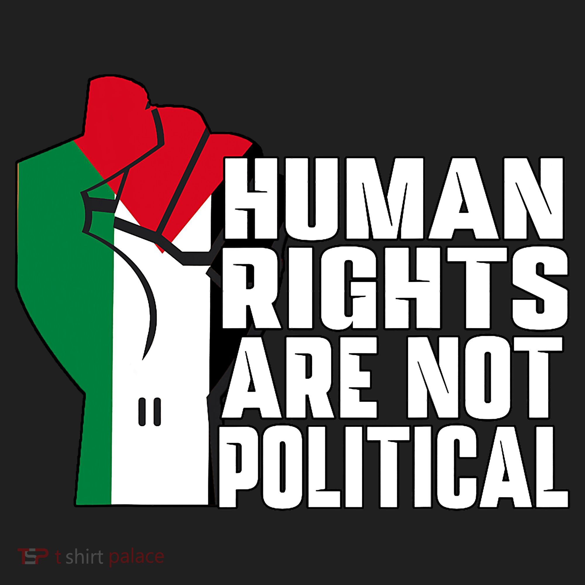 Human Rights Are Not Political Support Palestine And Gaza Tumbler