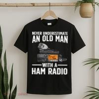 Ham Radio Art For Grandpa Amateur Radio Ham Operator T-Shirt thumb 2