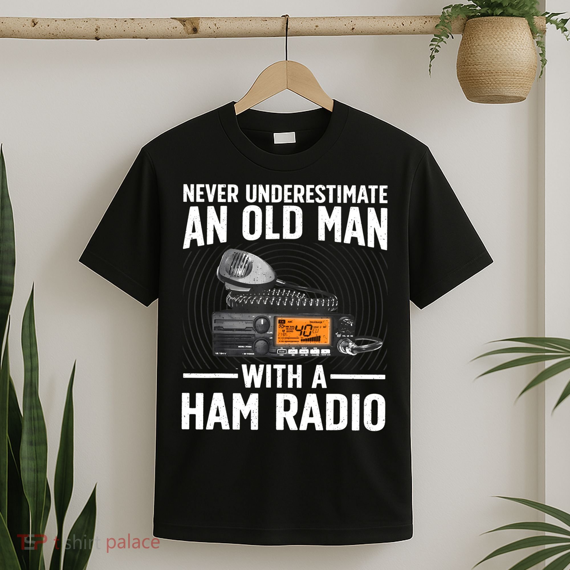 Ham Radio Art For Grandpa Amateur Radio Ham Operator T-Shirt