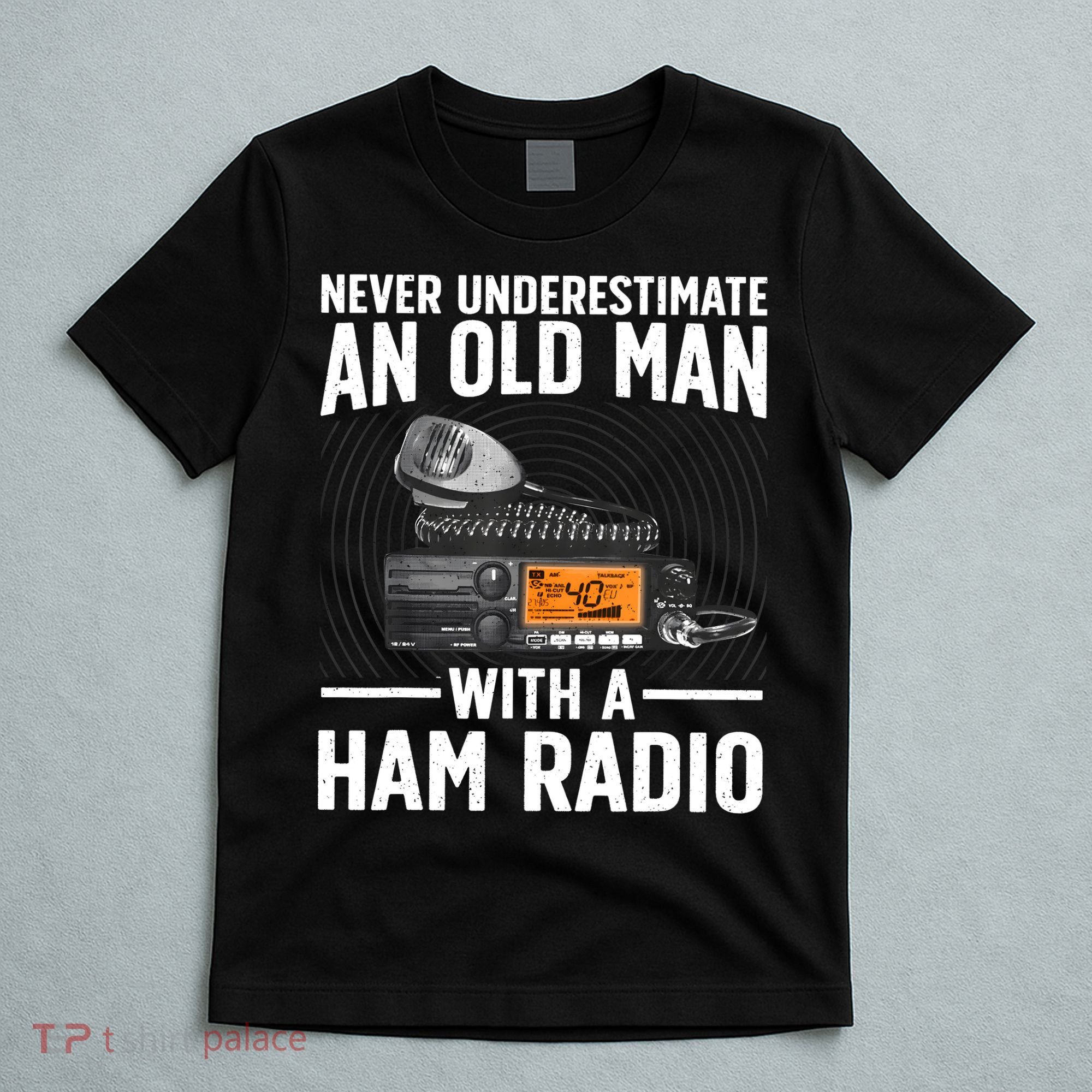 Ham Radio Art For Grandpa Amateur Radio Ham Operator T-Shirt