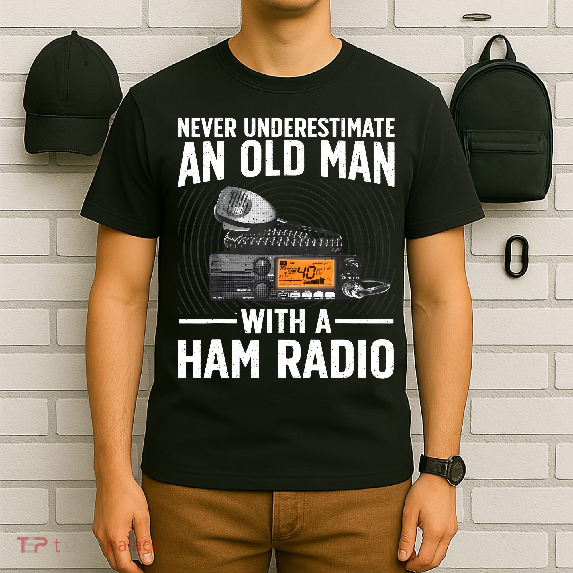 Ham Radio Art For Grandpa Amateur Radio Ham Operator T-Shirt