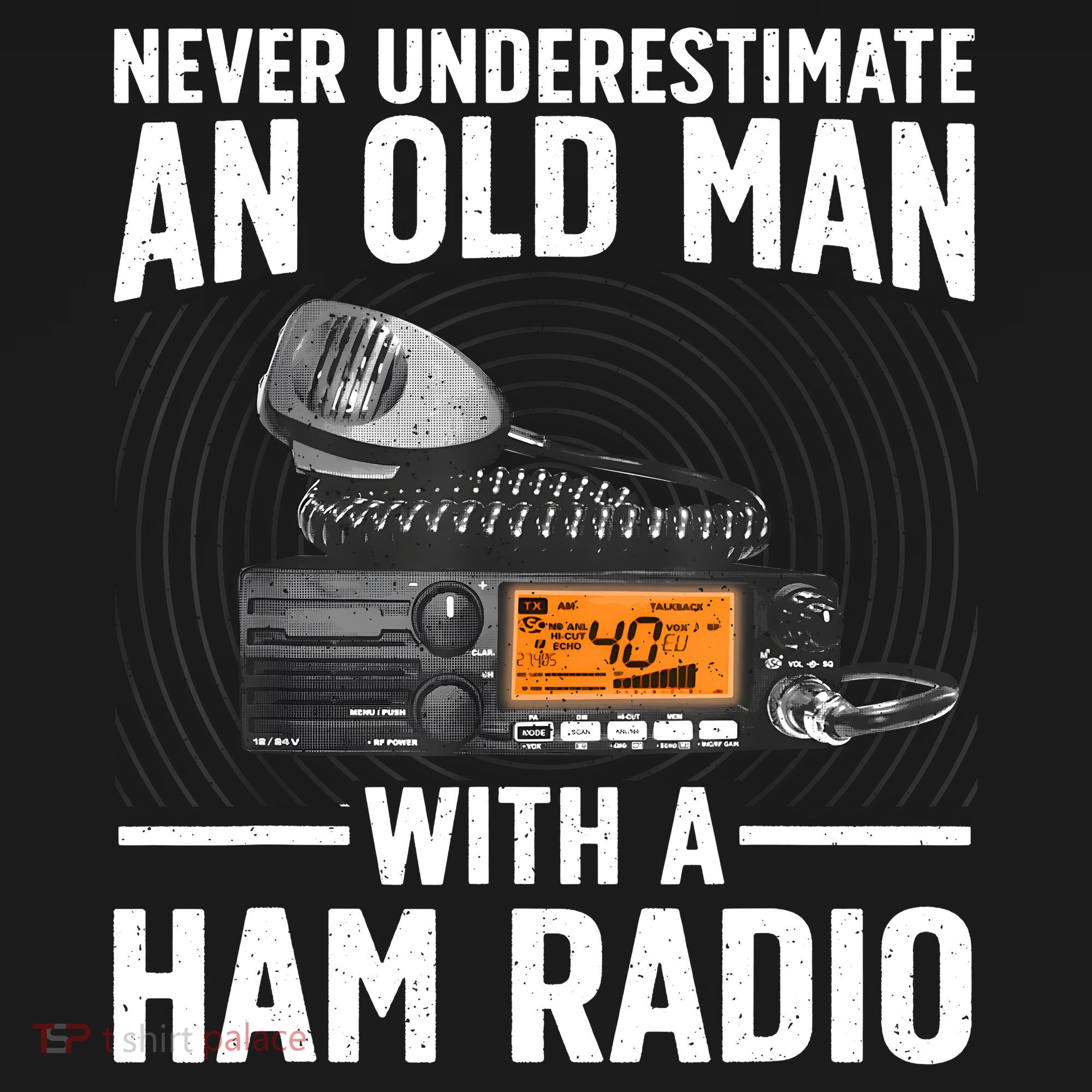 Ham Radio Art For Grandpa Amateur Radio Ham Operator T-Shirt