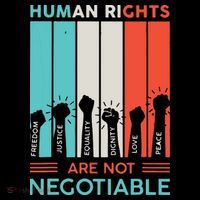 Human Rights Are Not Negotiable Coffee Mug thumb 5