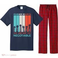 Human Rights Are Not Negotiable Pajama Set thumb 0