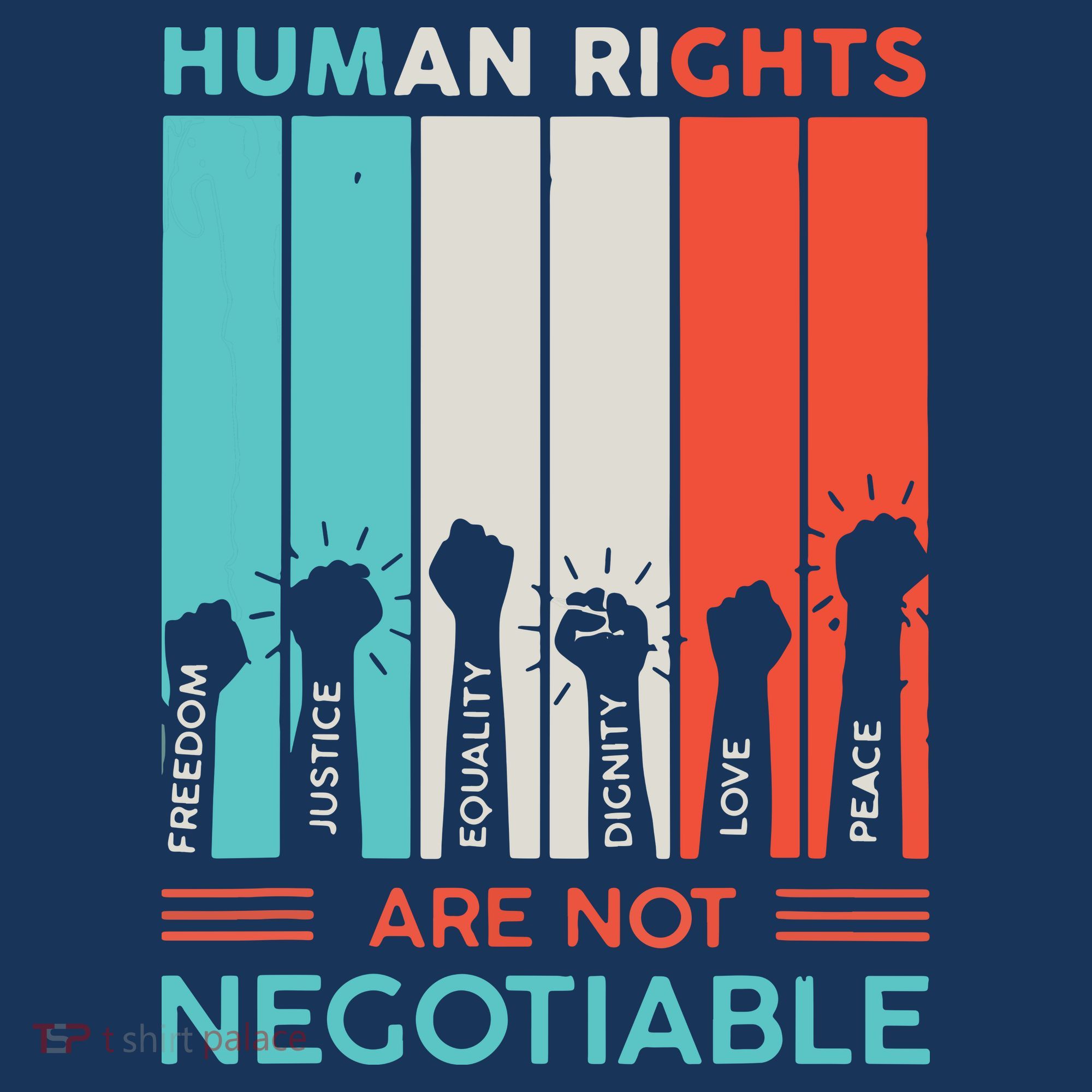 Human Rights Are Not Negotiable Women's Hoodie