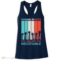 Human Rights Are Not Negotiable Women's Tank Top thumb 0