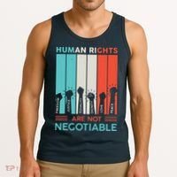 Human Rights Are Not Negotiable Tank Top thumb 3