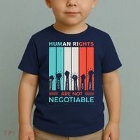 Human Rights Are Not Negotiable Toddler T-Shirt thumb 2