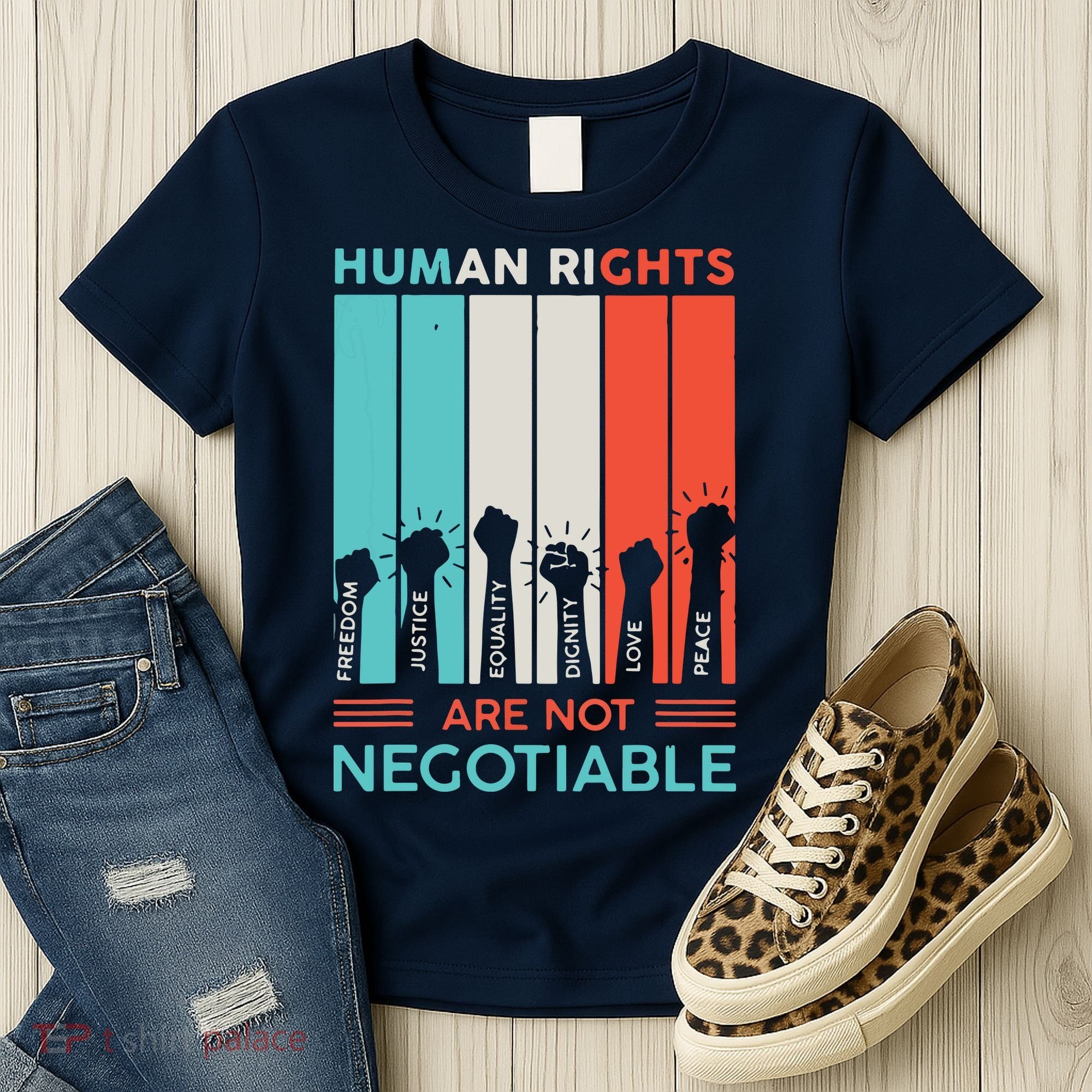 Human Rights Are Not Negotiable Women's T-Shirt