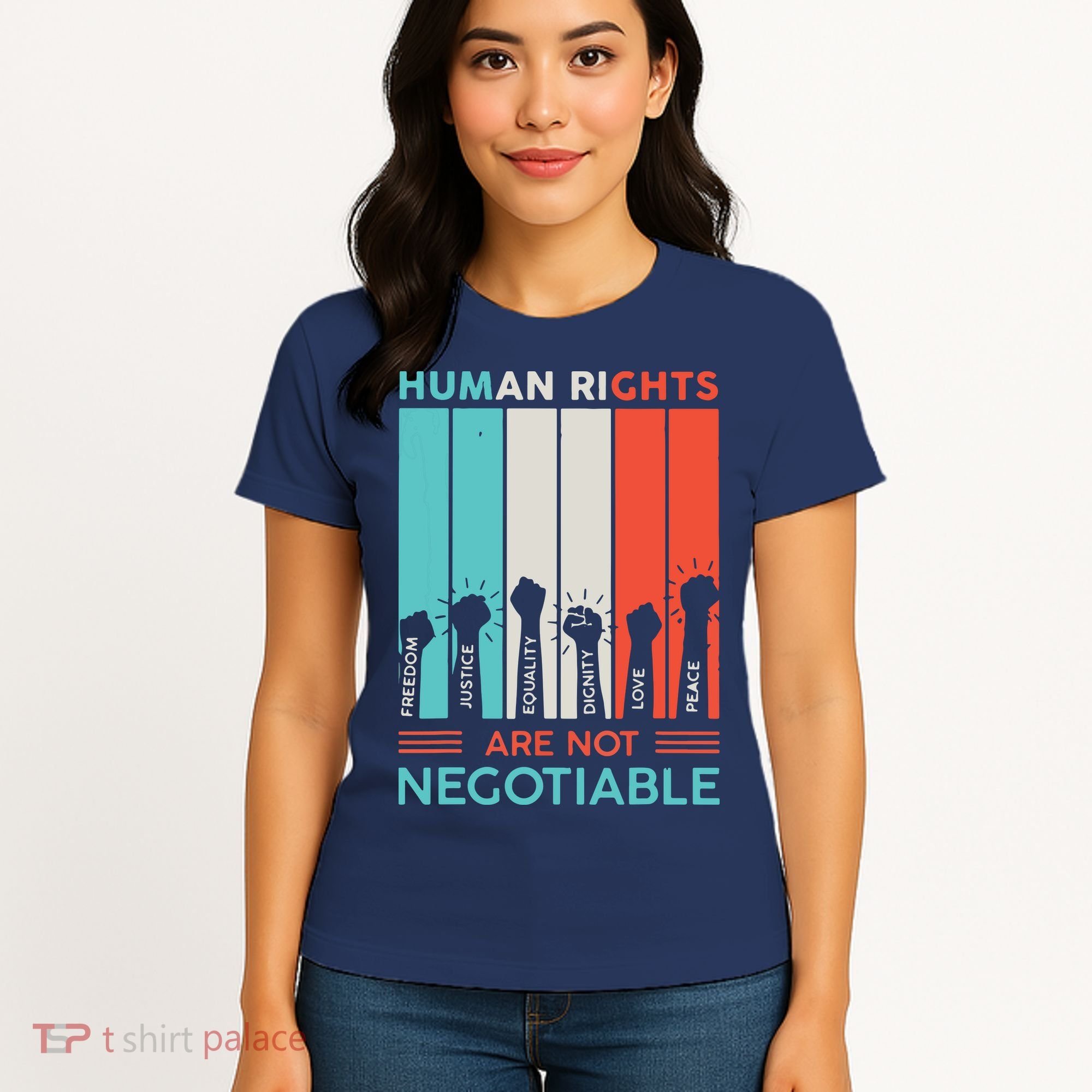 Human Rights Are Not Negotiable Women's T-Shirt