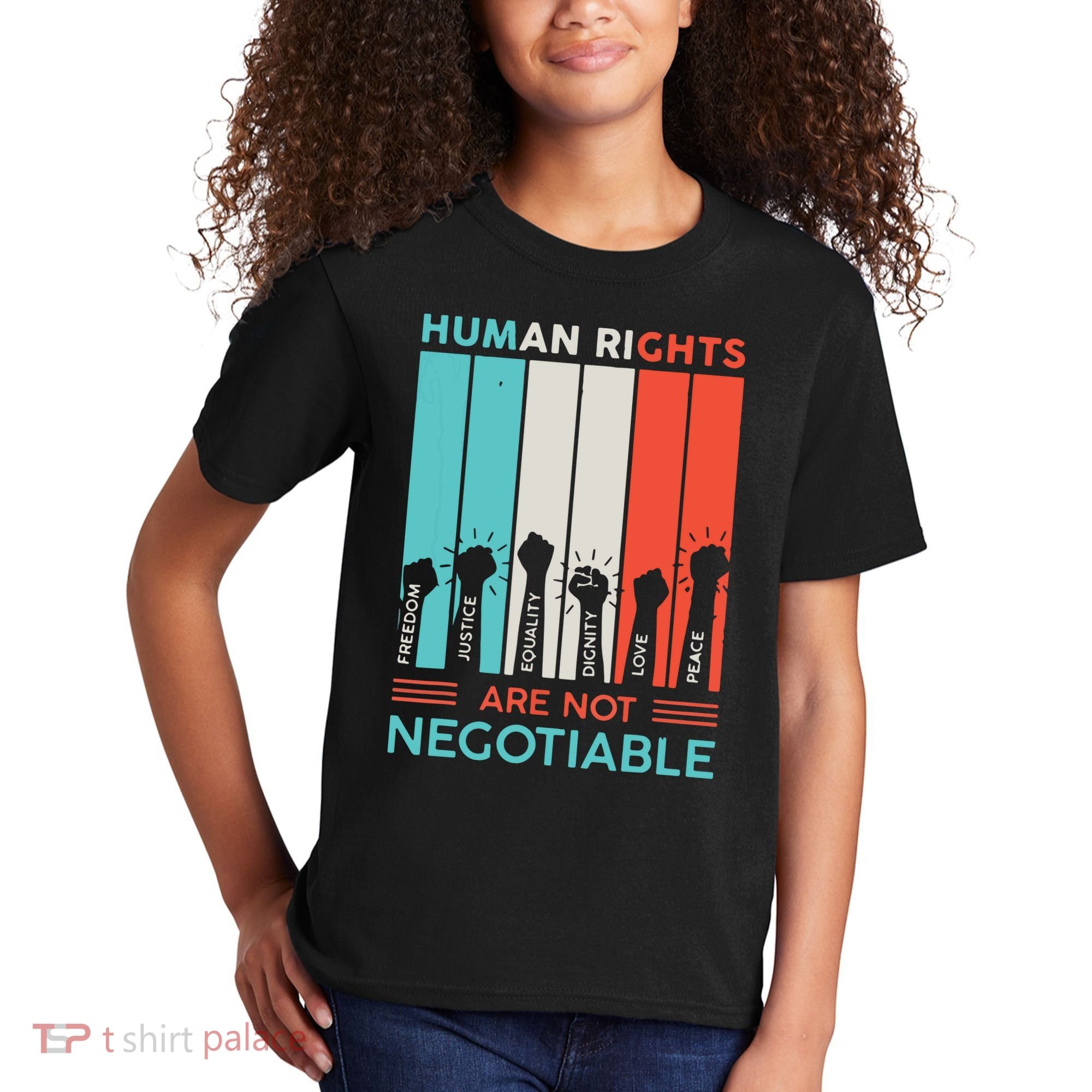 Human Rights Are Not Negotiable Kids T-Shirt