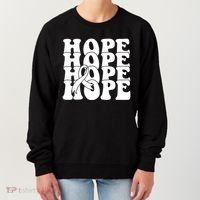 Hope Ribbon Breast Cancer Awareness Month Women's Sweatshirt thumb 0