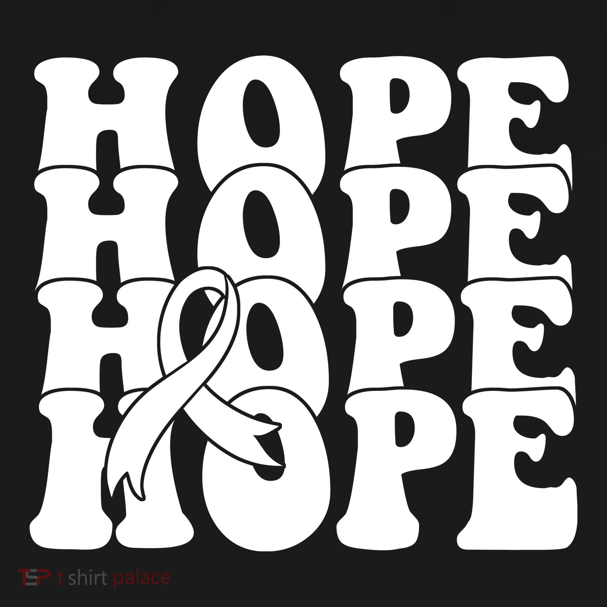 Hope Ribbon Breast Cancer Awareness Month Polo