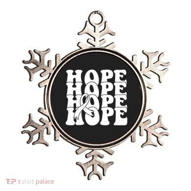 Hope Ribbon Breast Cancer Awareness Month Ornament