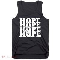 Hope Ribbon Breast Cancer Awareness Month Tank Top thumb 0