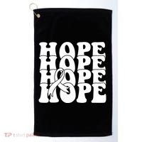 Hope Ribbon Breast Cancer Awareness Month Golf Towel thumb 0