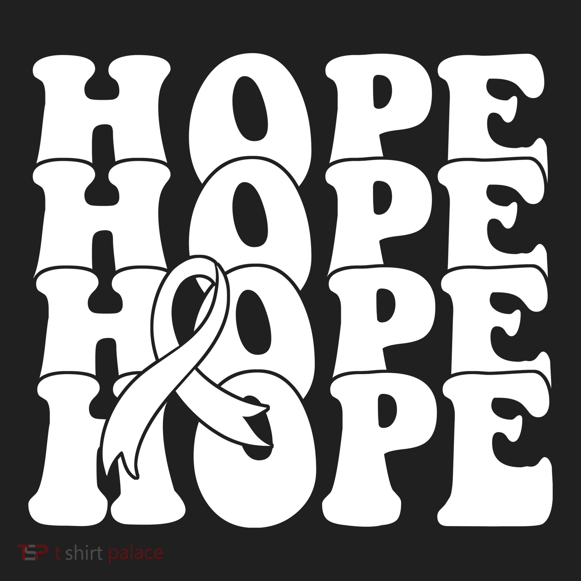 Hope Ribbon Breast Cancer Awareness Month Golf Towel