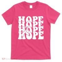 Hope Ribbon Breast Cancer Awareness Month T-Shirt thumb 0