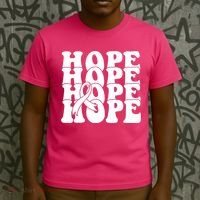 Hope Ribbon Breast Cancer Awareness Month T-Shirt thumb 3