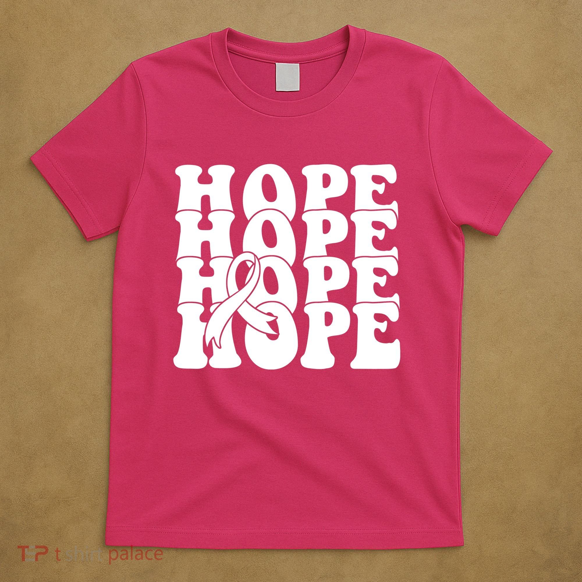 Hope Ribbon Breast Cancer Awareness Month T-Shirt