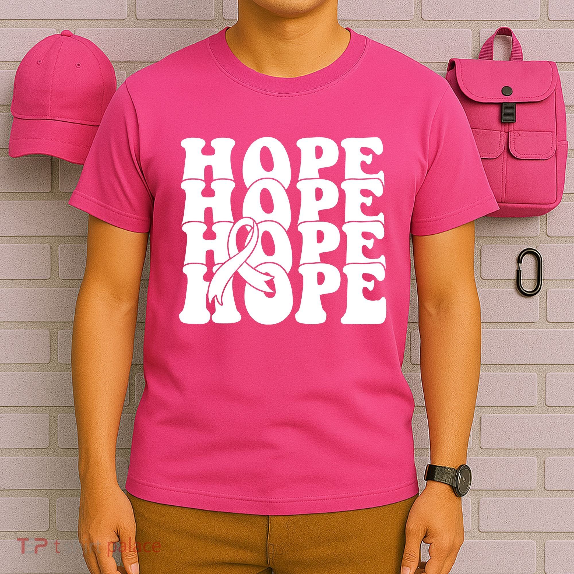 Hope Ribbon Breast Cancer Awareness Month T-Shirt