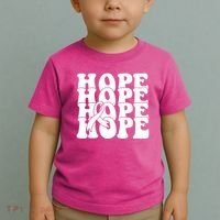Hope Ribbon Breast Cancer Awareness Month Toddler T-Shirt thumb 2