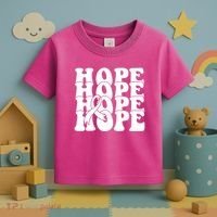 Hope Ribbon Breast Cancer Awareness Month Toddler T-Shirt thumb 3