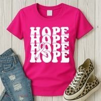 Hope Ribbon Breast Cancer Awareness Month Women's T-Shirt thumb 3