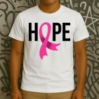 Hope Ribbon Breast Cancer Awareness Month T-Shirt thumb 3