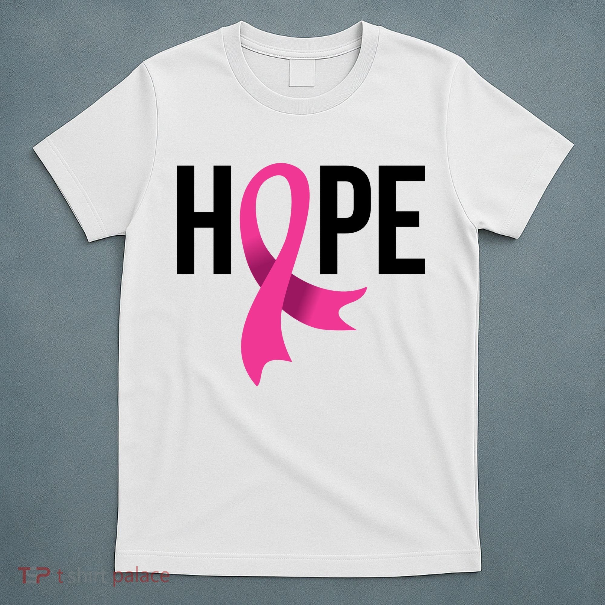 Hope Ribbon Breast Cancer Awareness Month T-Shirt