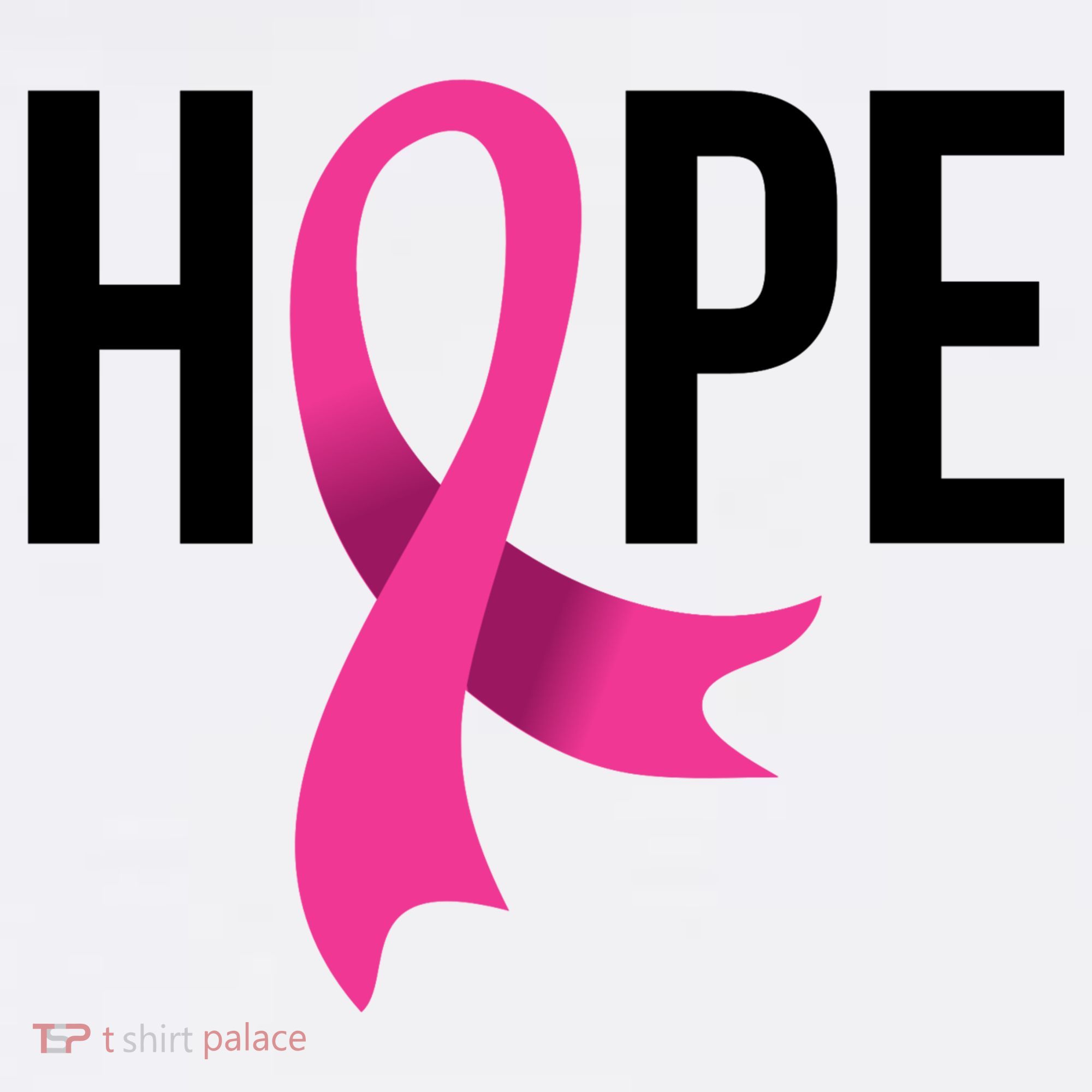 Hope Ribbon Breast Cancer Awareness Month Polo