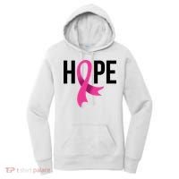 Hope Ribbon Breast Cancer Awareness Month Women's Hoodie thumb 0