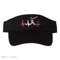 Home Run Baseball Flag Baseball Heartbeat Visor thumb 0
