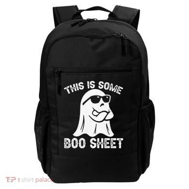 Halloween Retro Boo Ghost This Is Some Boo Sheet Backpack