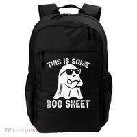 Halloween Retro Boo Ghost This Is Some Boo Sheet Backpack thumb 0