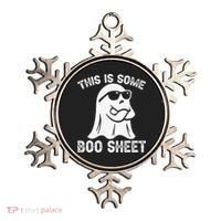 Halloween Retro Boo Ghost This Is Some Boo Sheet Ornament thumb 0