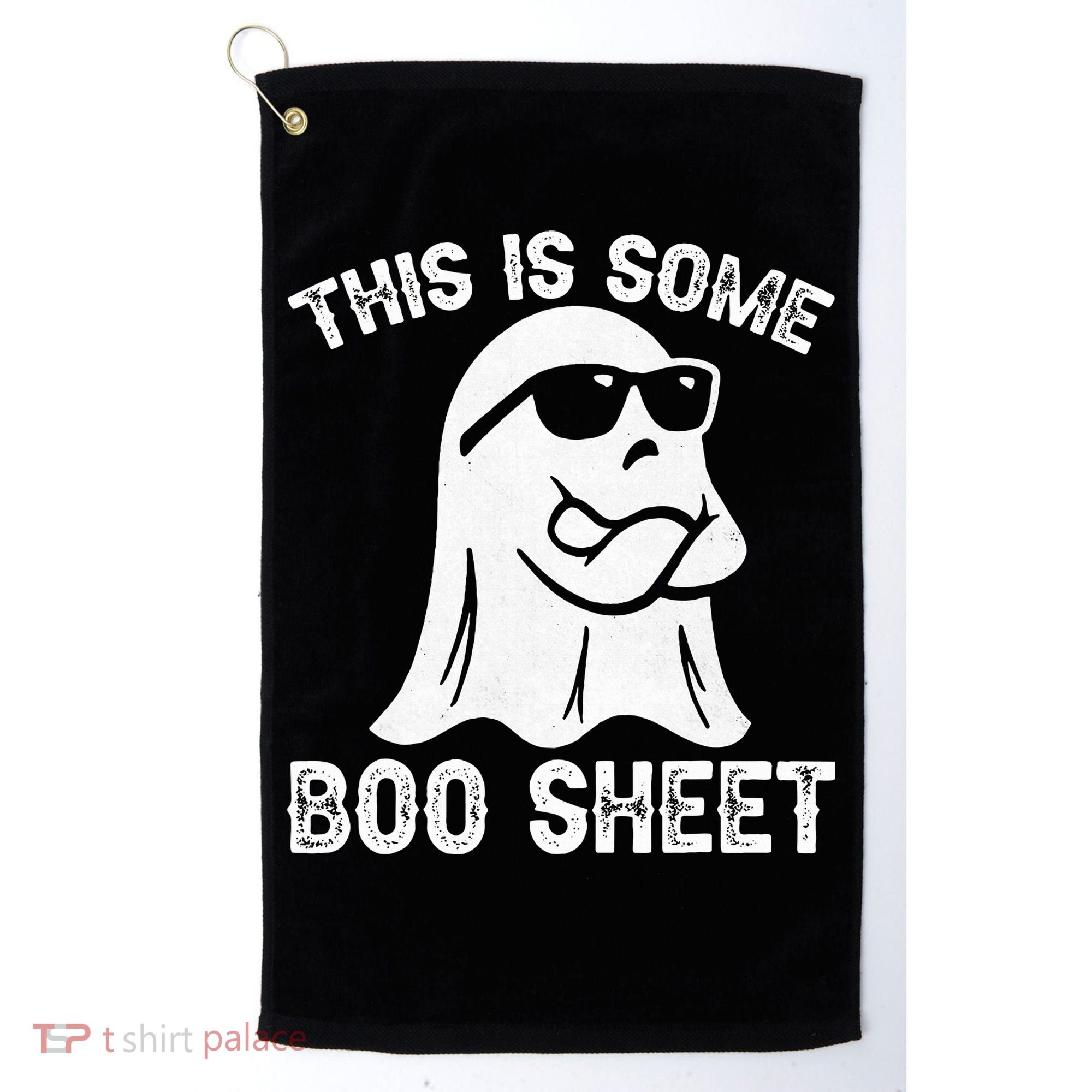 Halloween Retro Boo Ghost This Is Some Boo Sheet Golf Towel