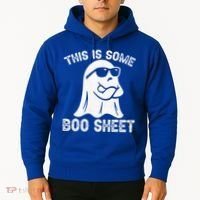 Halloween Retro Boo Ghost This Is Some Boo Sheet Hoodie thumb 2