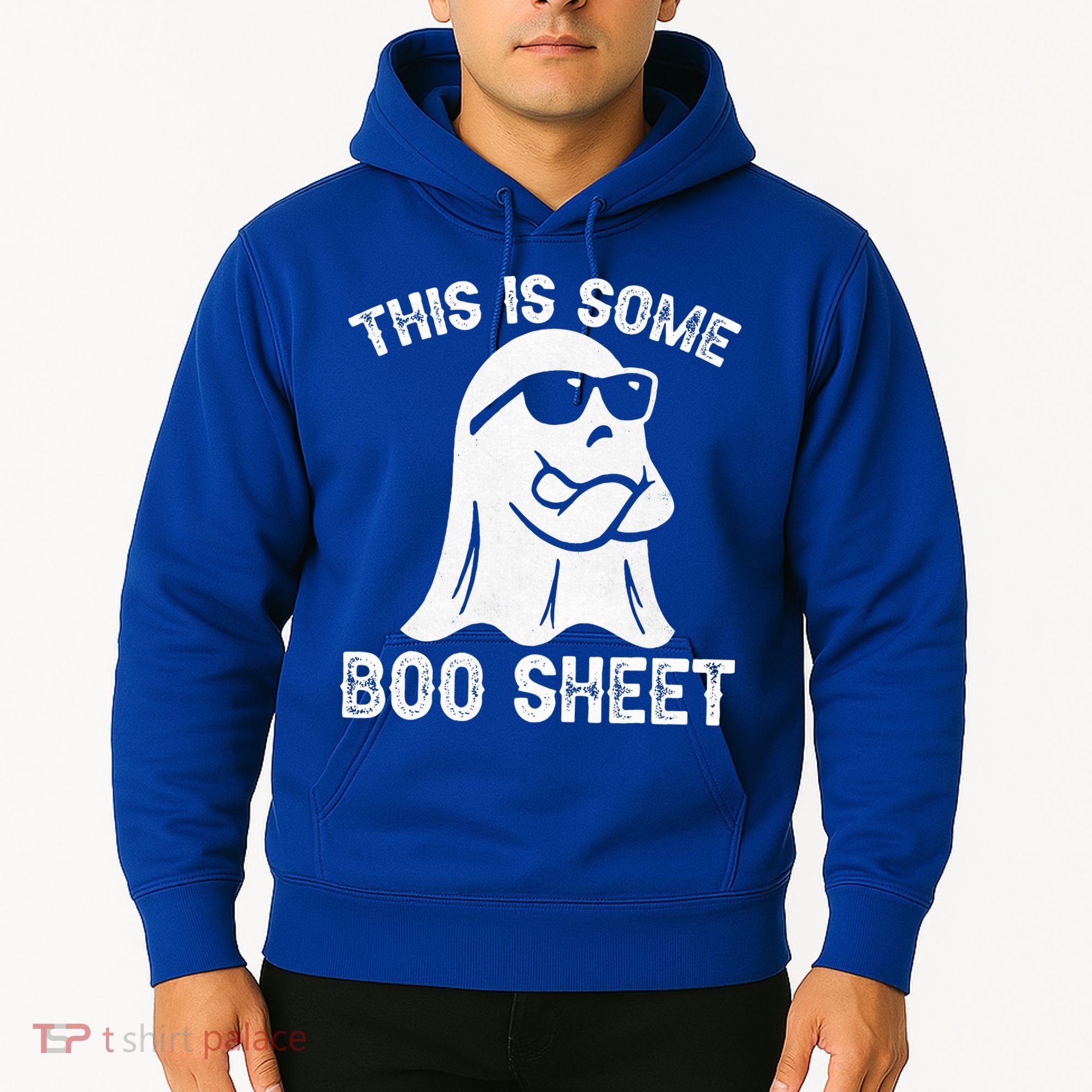 Halloween Retro Boo Ghost This Is Some Boo Sheet Hoodie