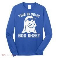 Halloween Retro Boo Ghost This Is Some Boo Sheet Long Sleeve Shirt thumb 0