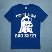 Halloween Retro Boo Ghost This Is Some Boo Sheet T-Shirt thumb 5