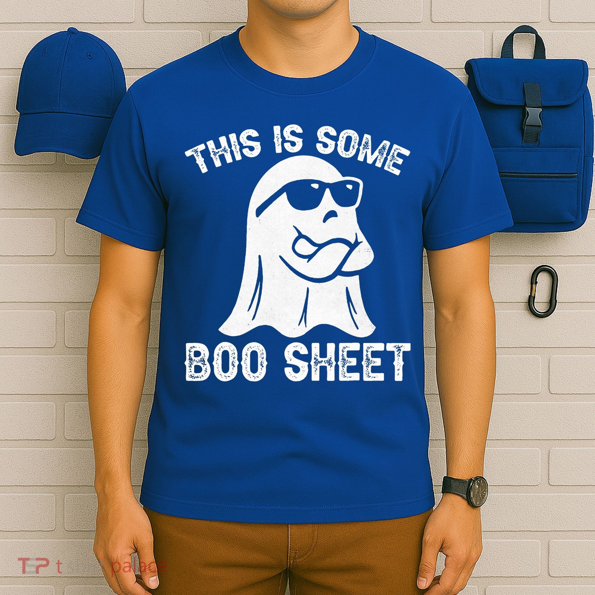 Halloween Retro Boo Ghost This Is Some Boo Sheet T-Shirt