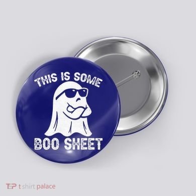 Halloween Retro Boo Ghost This Is Some Boo Sheet Button
