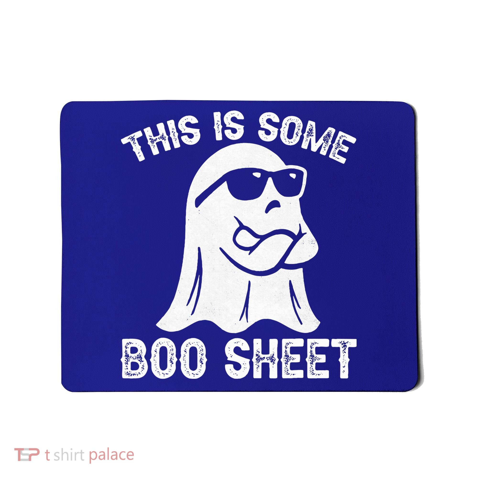 Halloween Retro Boo Ghost This Is Some Boo Sheet Mousepad