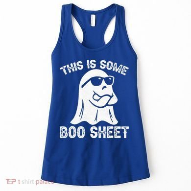Halloween Retro Boo Ghost This Is Some Boo Sheet Women's Tank Top