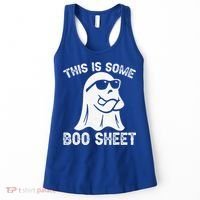 Halloween Retro Boo Ghost This Is Some Boo Sheet Women's Tank Top thumb 0