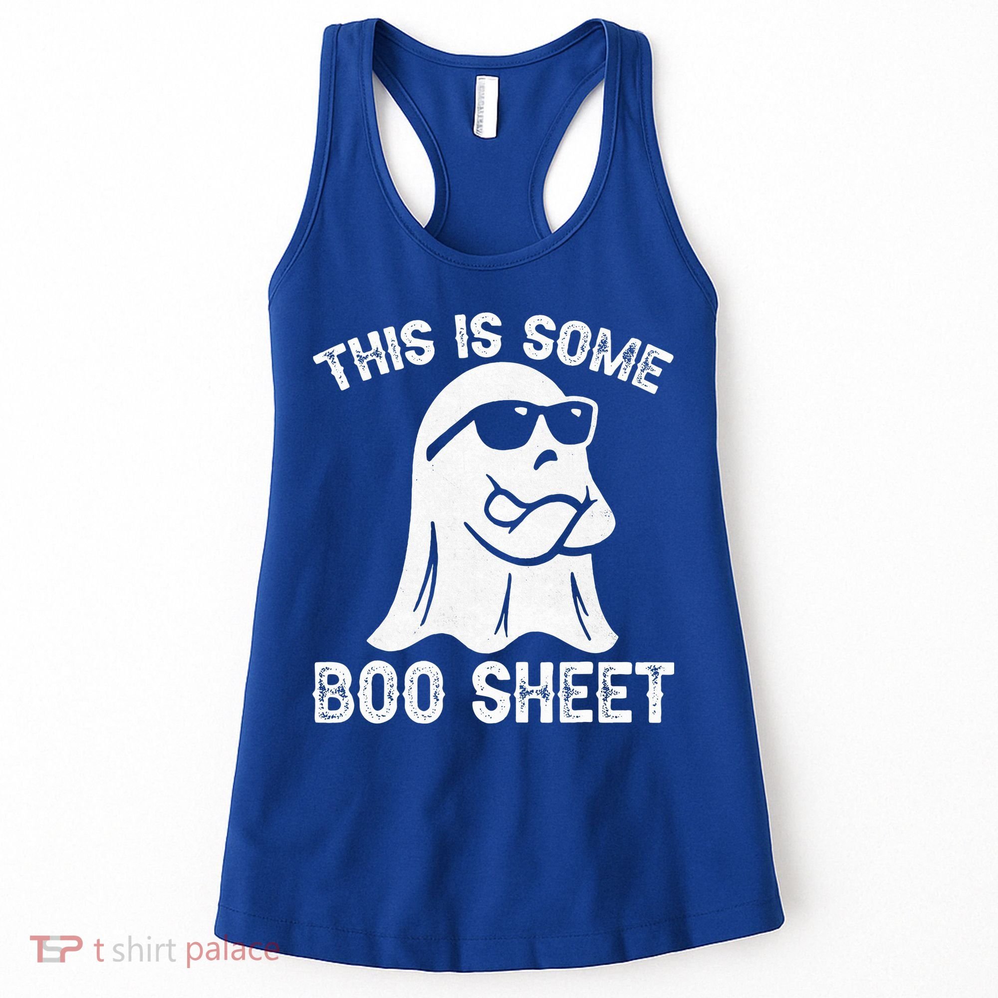 Halloween Retro Boo Ghost This Is Some Boo Sheet Women's Tank Top