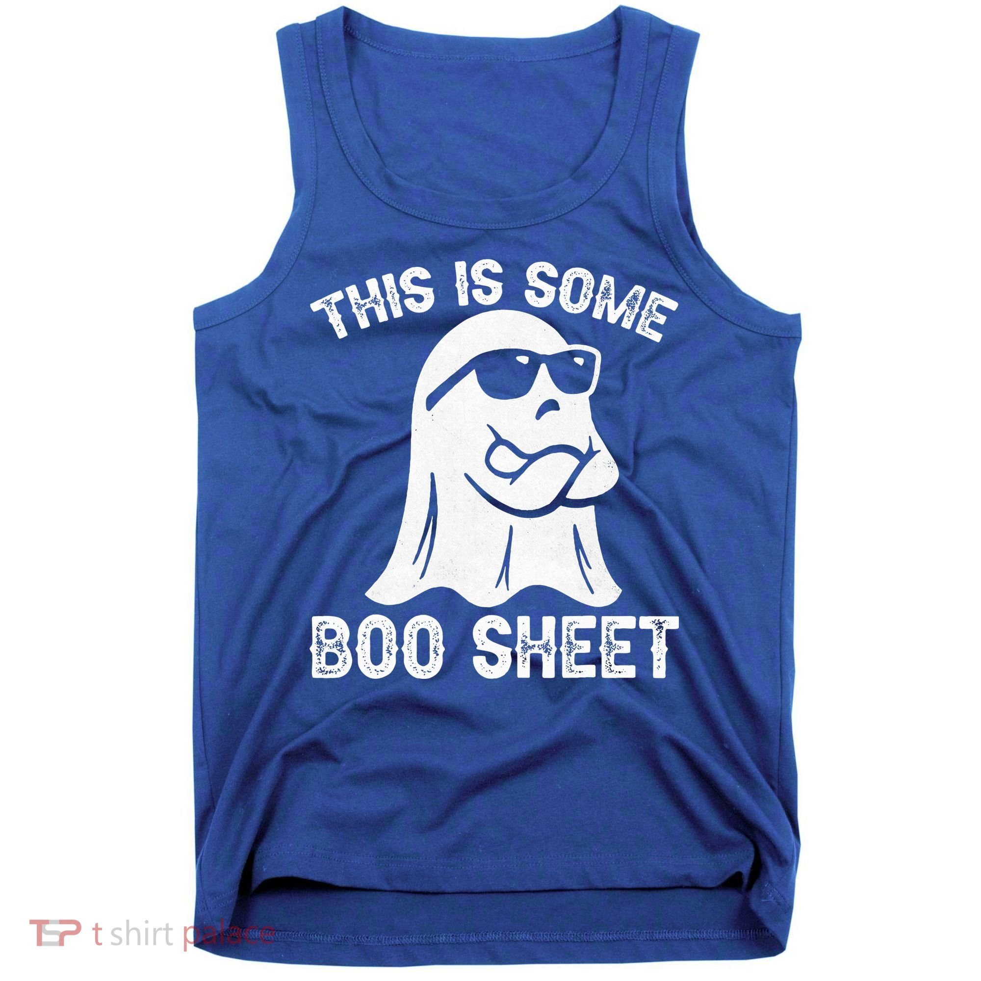 Halloween Retro Boo Ghost This Is Some Boo Sheet Tank Top